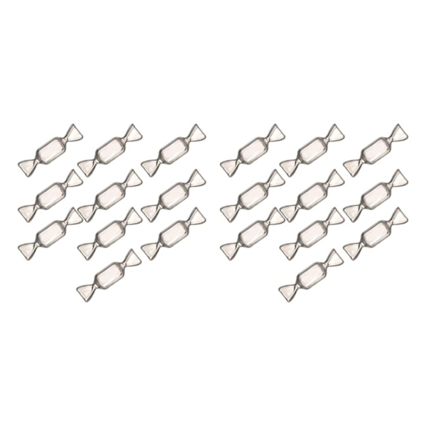1/2/3/5 Candy Shaped Mini Halsband Organizer Örhängen Halsband Transparent 10 Pcs 2PCS