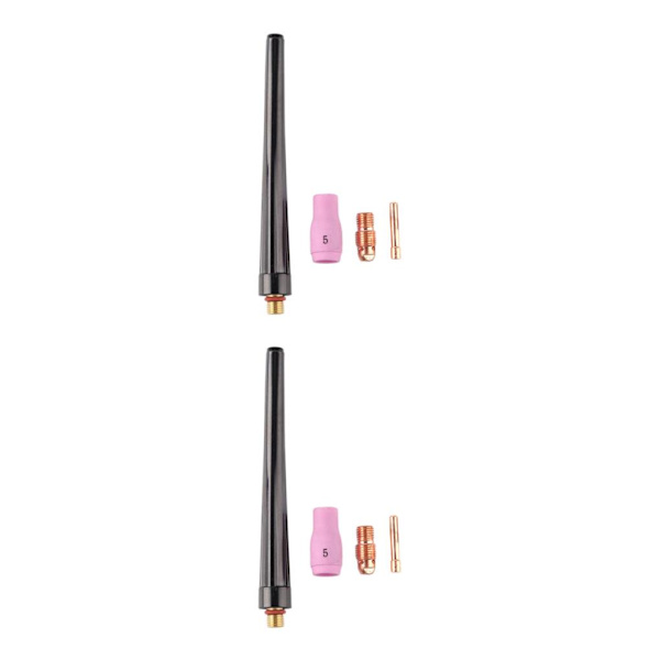 1/2/3/5 Hållbar TIG Svetsbrännare Tillbehör Spännhylsa Munstycke för 2PCS