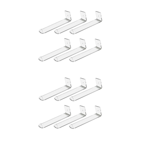 1/2/3 6st/ set Pannbandshållare Robust och transparent akryl 2Set