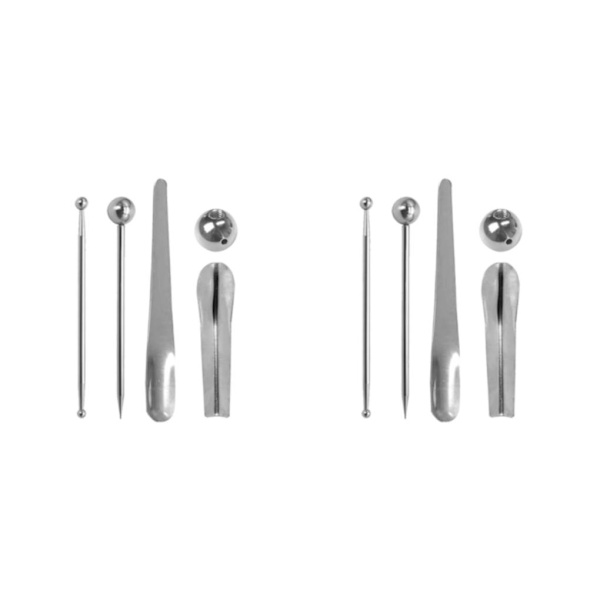 1/2/3 5 Styck Kakel Grout Press Ball Gap för hushållskök Caulk 2Set