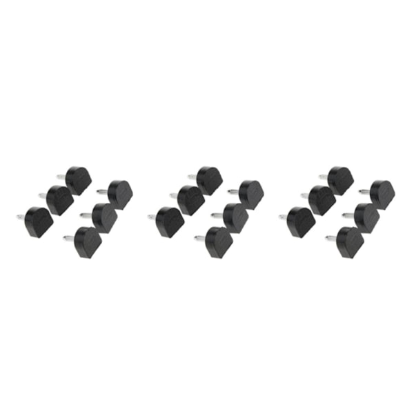 1/2/3/5 3 par Snygga högklackade tips Taps Skoreparation Black 10x11mm 3Set
