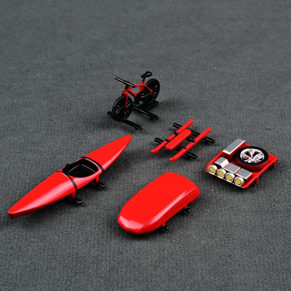 1/2/3/5 5st Professionell modell bildelar ersättning för 1/64 Red 1Set