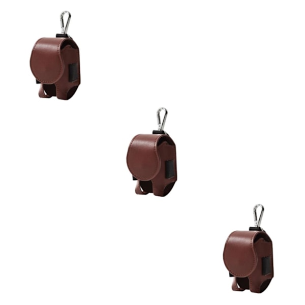 1/2/3/5 För Golfboll Bärväska Liten Bärbar Vattentät För Upgrade Brown 3Set