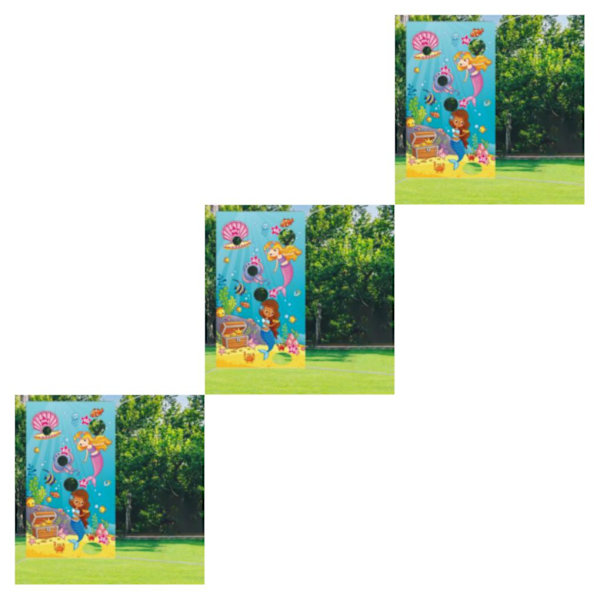 1/2/3 Återanvändbara speluppsättningar Banner Friends Interaction Toss Game Style D 3Set