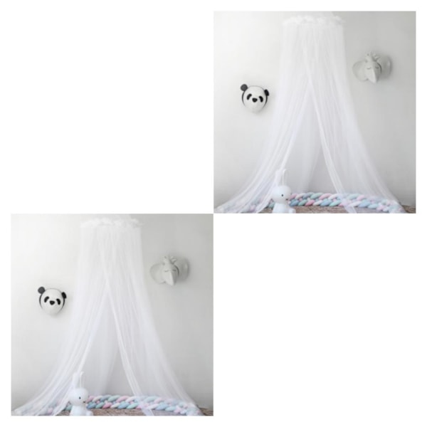 1/2/3 Andas och lätt att installera Nät för effektivt white 2PCS