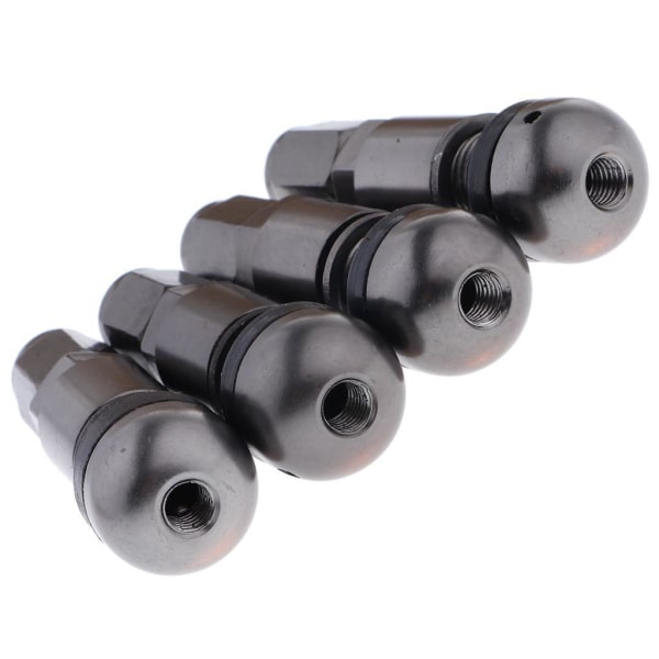 1/2/3/5 4 st Bil Slanglösa Hjul Dammlock Däckventilstammar Gray 1Set