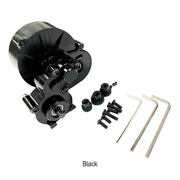 1/2/3/5 Metal Transmission Växellåda Motorväxel För 1/10 Axial Black 1Set