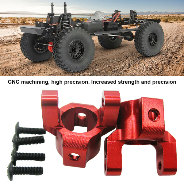 1/2/3/5 aluminium C-nav för AXIAL SCX10 högprecisionsaluminium red 1Set