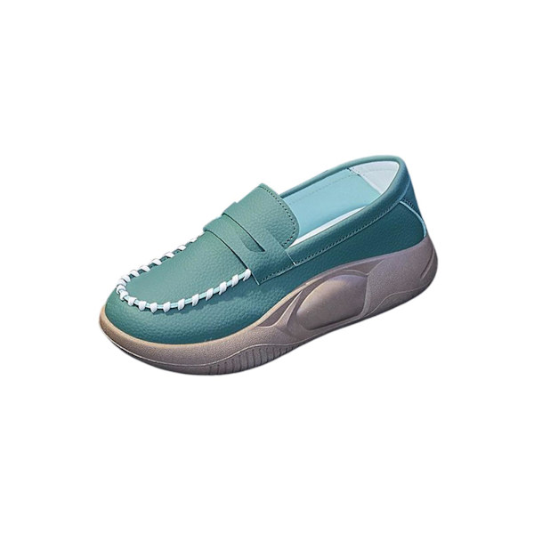 Casual Damskor Bekväma För Slip On Mjuk för Inomhus Green Size 35