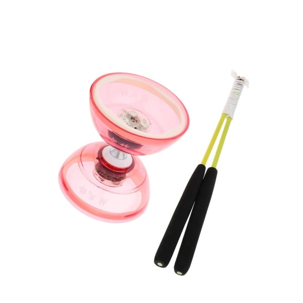 1/2/3 Trippellagerljus Diabolo med handstickssnöre Red 13cm 1 Pc