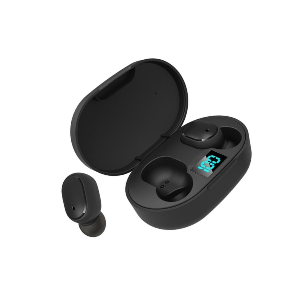 1/2/3/5 Bluetooth Headset Invisible True Wireless Handfree för Black E6S 1Set