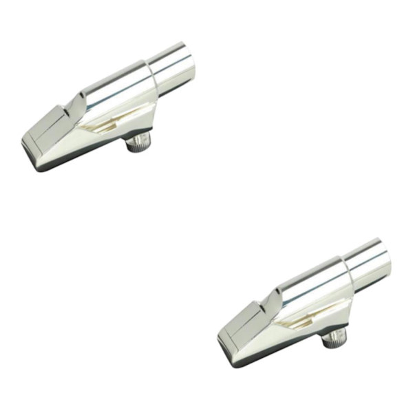 1/2/3/5 Nybörjarvänlig altsaxofonmunstycke med Silver Size 5 2PCS