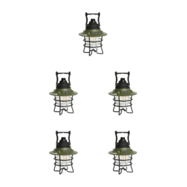 1/3/5 metall LED hängande justerbar tältljus ficklampa USB type1 5PCS