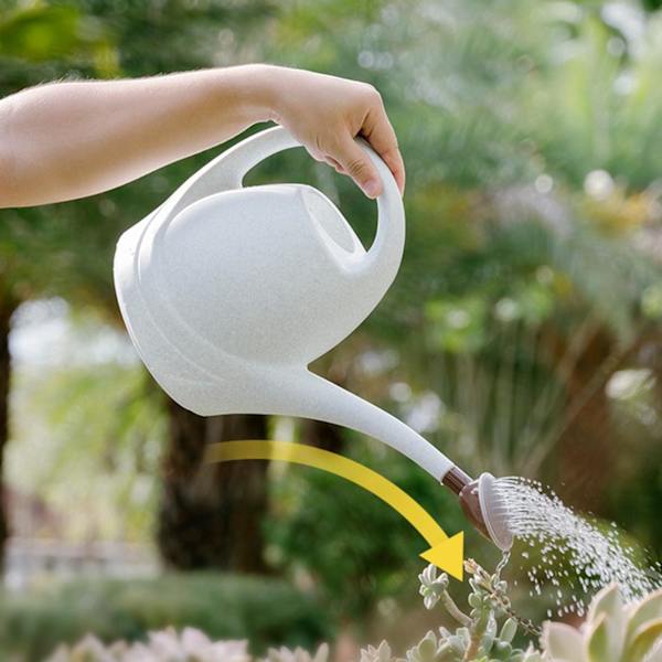 Lång vattenkanna 3,5L för krukväxter inomhus utomhus Gris Clair 3.5L 18cm
