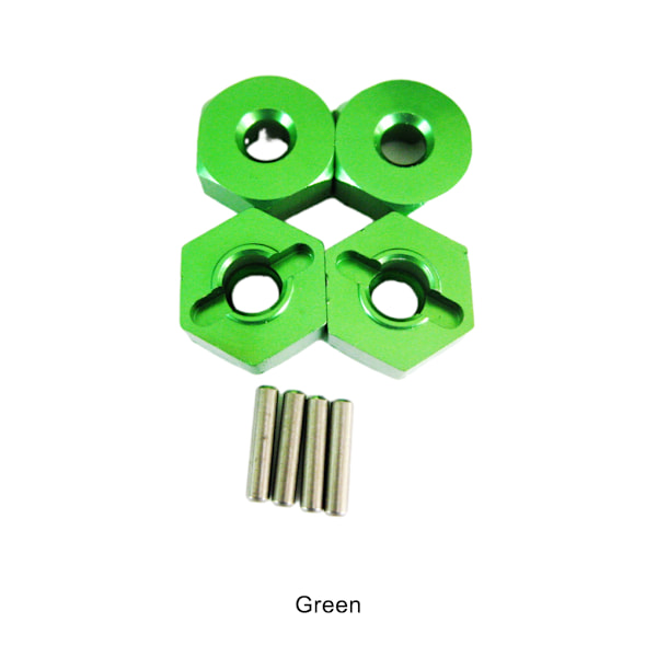 1/2/3/5 4MM hjulfäste för 1/14 LC larvband Hög precision 4MM green 1Set