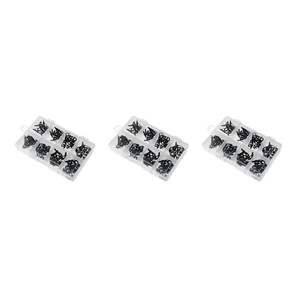1/3 liten kroklinjelänkskoppling Svängbar Grov sjökarp 3PCS