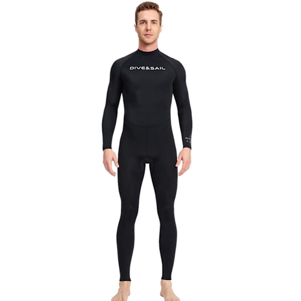 1/2/3/5 Snygga badkläder Surfing Anti-Back Zip Kajakpaddling för Black L 1 Pc