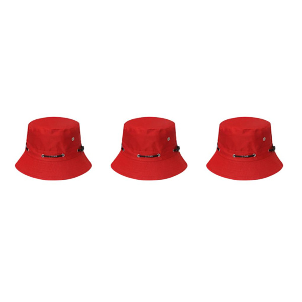 1/2/3/5 Bekväm och andningsbar fiskarehatt för sol red 58cm 3PCS
