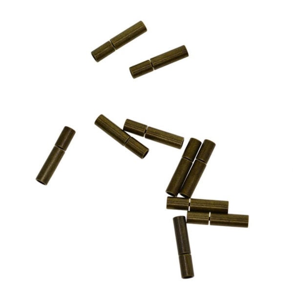 1/2/3 10 set 14x3 mm bajonett tryckspänne läder sladdändar 1Set