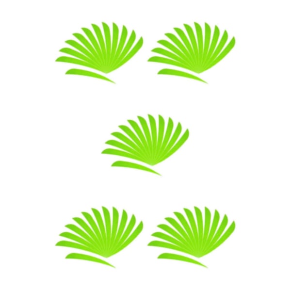 1/2/3/5 12 stycken För Bågskytte Jaktfjäder Fletching Right Fluorescence Green 5Set