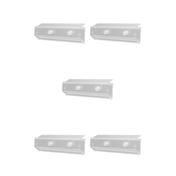 1/2/3/5 Multi hårförlängningshållare Wigsrack vägg Transparent 30.5 x 7.6 x 4.6cm 5Set