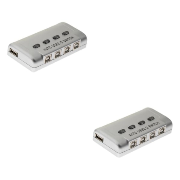 1/2 4-ports USB 2.0 Auto Sharing Switch HUB-väljare för 2Set