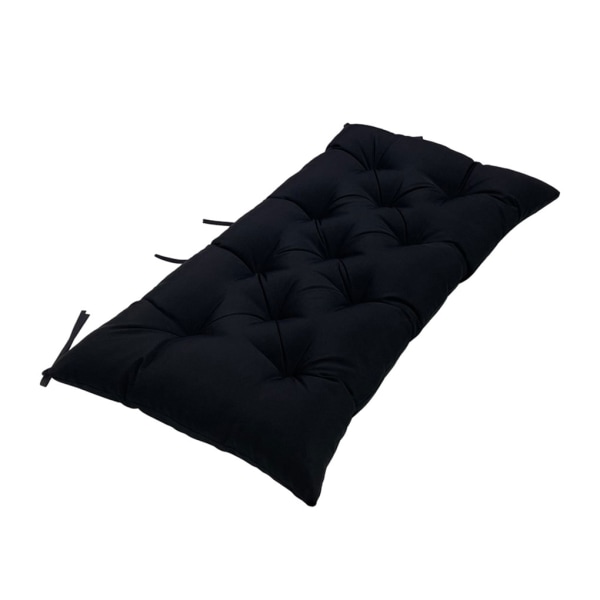 Polyester vattentät bänkmatta kudde för komfort och black 100*50*8CM