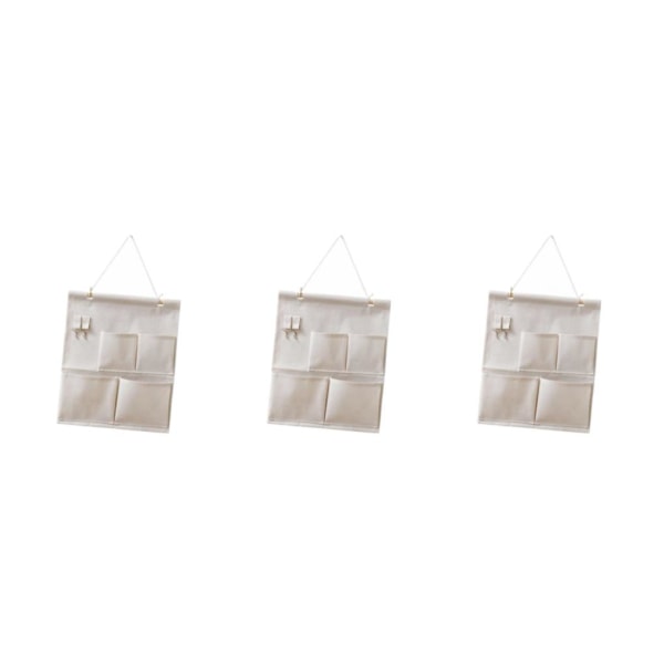 1/3 Förvaringsväska Multifunktions Flera fickor Behållare för 4 Pockets 3Set