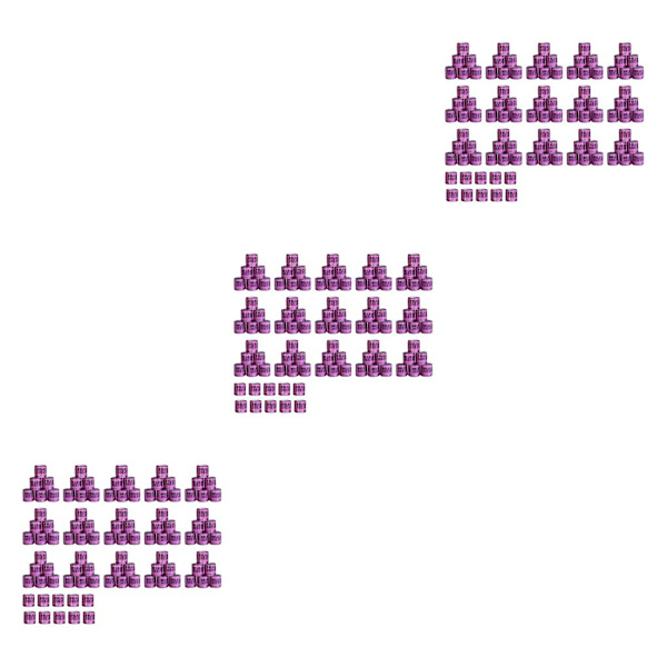 1/2/3/5 100st 8mm 2023 För duvring för de flesta vuxna fåglar Purple Belgium 100 pcs 3PCS
