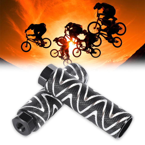 1/2/3/5 2 st aluminiumlegering cykelfotpinnar robusta och hållbara green 1Set