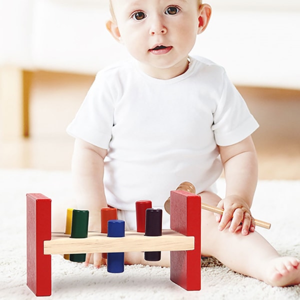 1/2/3 pedagogisk trä hammarbänk leksak utveckla flera 1Set