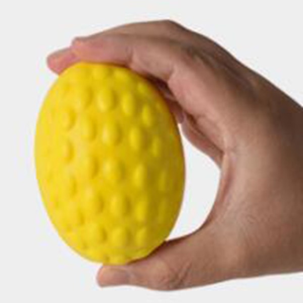 1/2/3 Hand Grip Ball Finger Force Training Oval för äldre without five finger 1Set