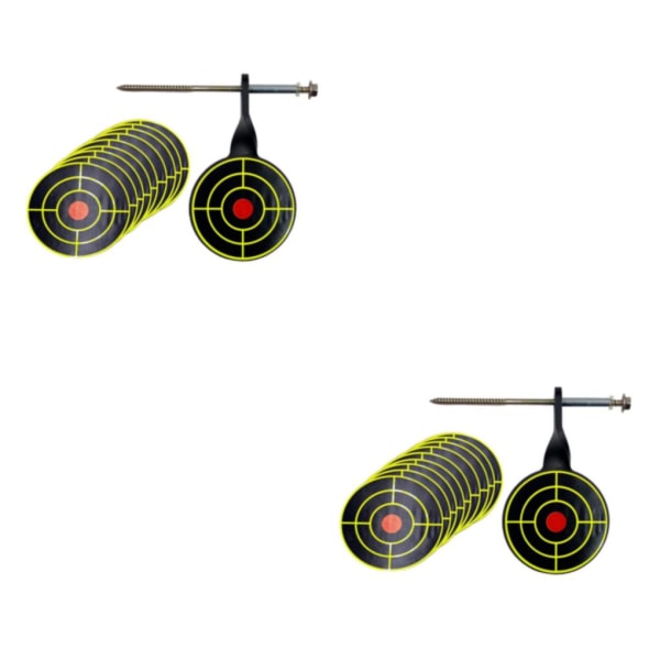 1/2/3/5 Metal Practice Target 5mm Tree Standing Target Rotary 2Set