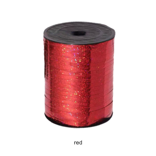1/2/3/5 Golden Curled Ribbon Plast Robust och hållbar för red 1Set