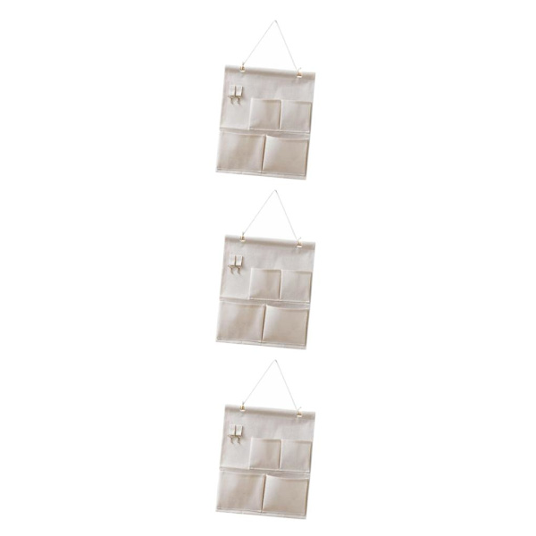 1/3 Förvaringsväska Multifunktions Flera fickor Behållare för 4 Pockets 3Set