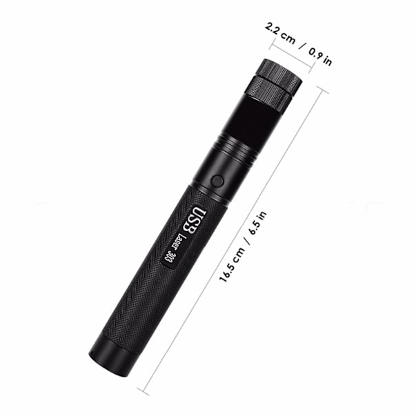 1/2 Bärbar USB Grön Batteri Inbäddad Justerbar Focus 303 Pen 1Set