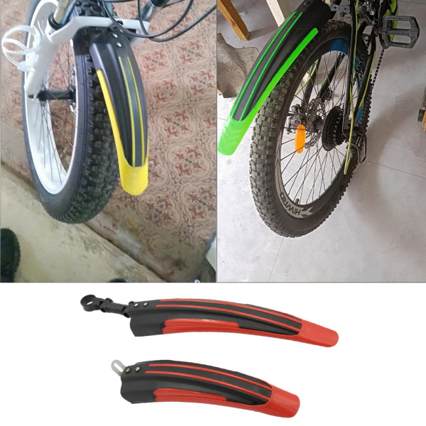 1/2/3 cykelskärmar för lera och regnblockering Lätt att installera Black Dark Blue 1Set
