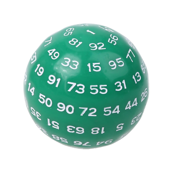 1/3/5 Akryltärningar Spelunderhållning Familjepolyedriska tärningar Green 48mm 1Set