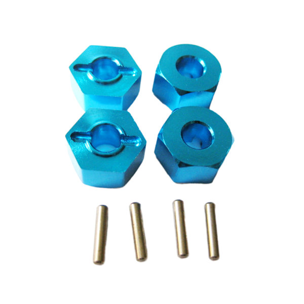 1/2/3/5 4MM hjulfäste för 1/14 LC larvband Hög precision 4MM blue 1Set