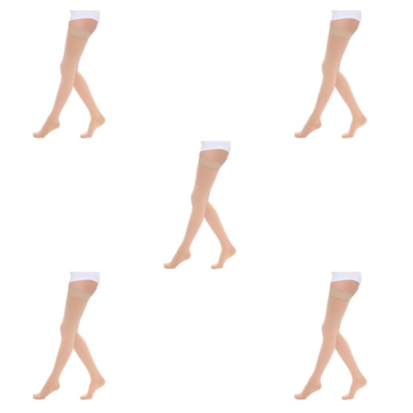 1/2/3 Trendiga och moderiktiga över knästrumpor för Toe wrapping - skin M 5Set