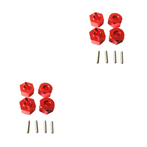 1/2/3/5 4MM hjulfäste för 1/14 LC larvband Hög precision 4MM red 2Set