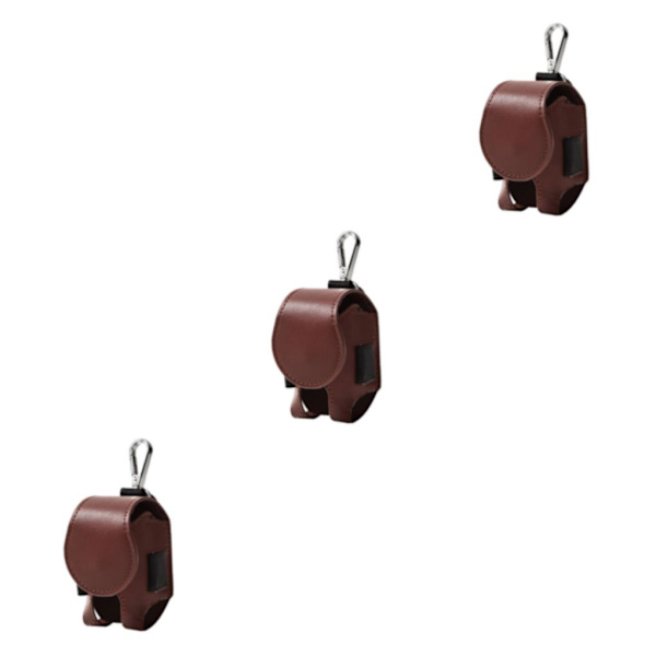 1/2/3/5 För Golfboll Bärväska Liten Bärbar Vattentät För Upgrade Brown 3Set