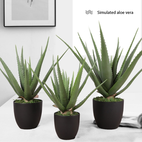 Simulerad Aloe Vera - Utsökt texturhantverk konstgjord