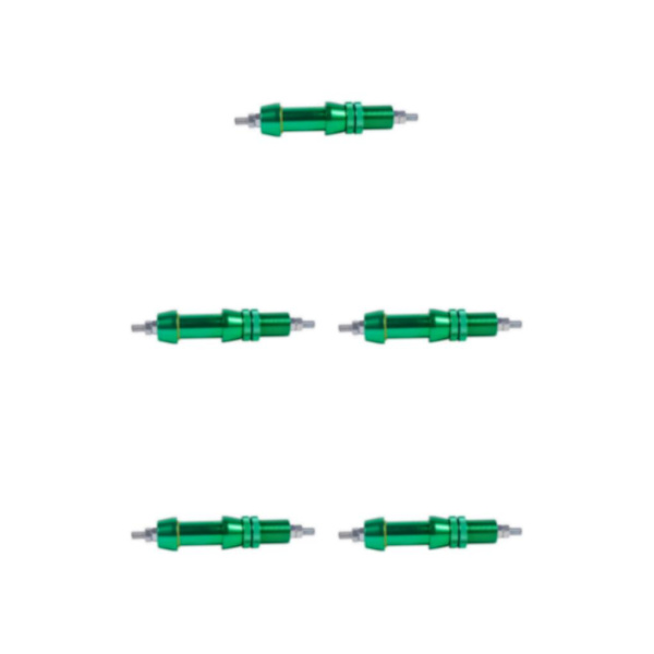 1/2/3/5 Aluminiumlegering Bowfishing Flugfiske Reel Mount Reel Green 21x3.5x3.5cm 5Set