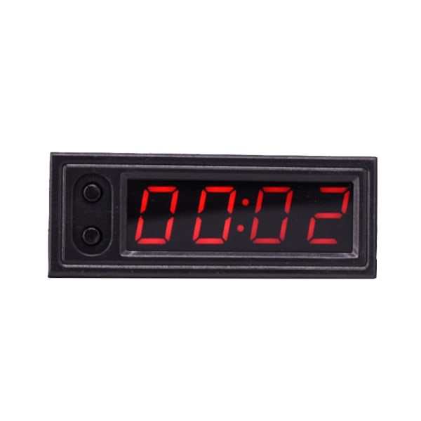 1/2/5 bilklocka voltmeter Hållbara universal Red 58x22mm 1Set