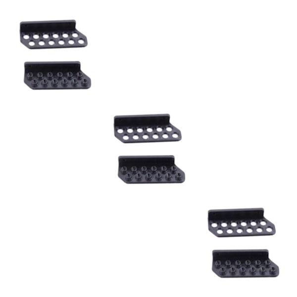 1/2/3 Kompakt och Robust Väggmonterad 12 Hållare Organizer Black 3PCS