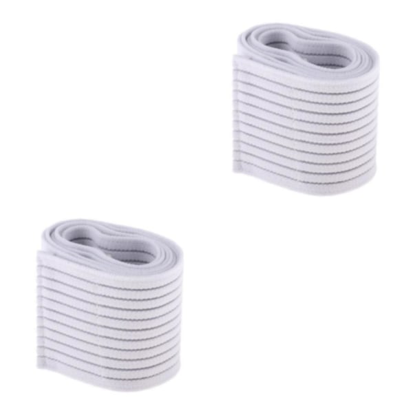 1/2/3/5 Elastiskt bandage Sport Brace Wrap Träningsutrustning White 200cm 2Set