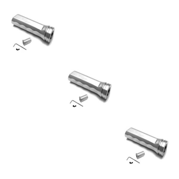 1/2/3/5 cover - och hållbar enkel installation silver 12*4*2.3cm 3PCS