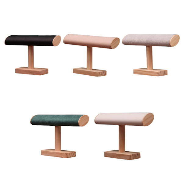 1/2/3 trätillverkat displayställ för armband med stor kapacitet Beige 1Set