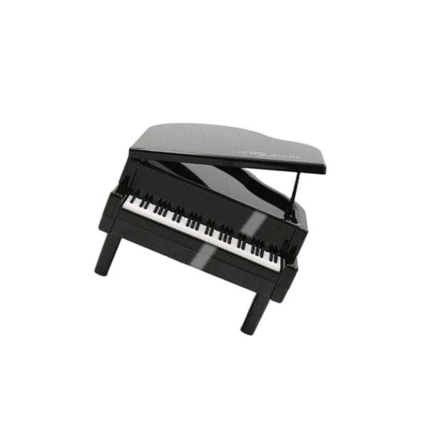 1/2 Piggy Bank Piano Form Heminredning Handgjord samlarlåda black 13.8 x 9.5cm 1Set